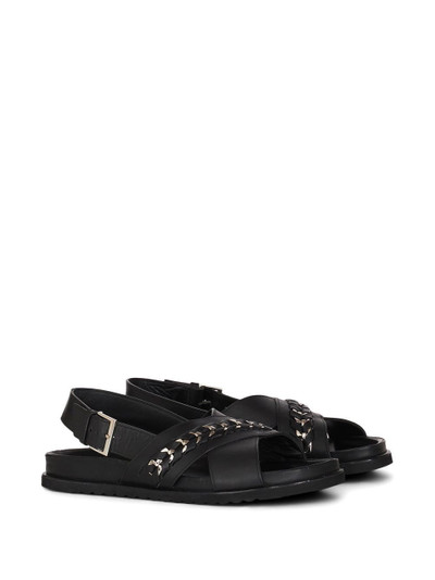 Etro chain-link trim sandals outlook