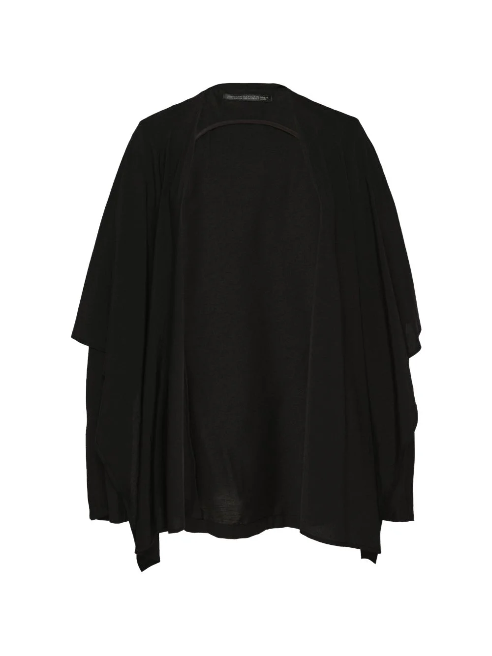 layered open-front jacket - 1