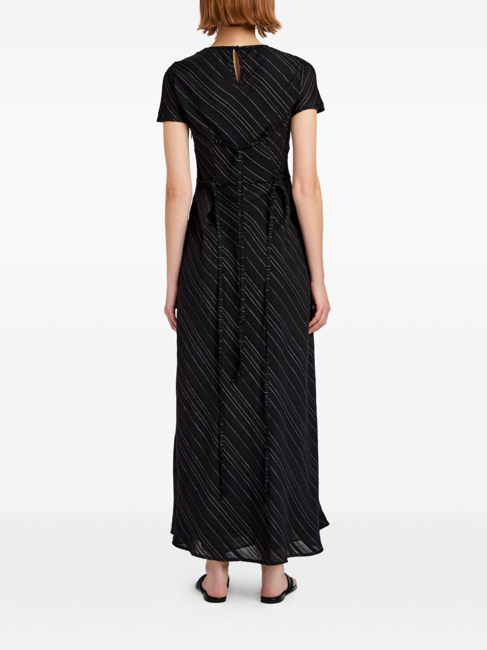 striped maxi dress - 4