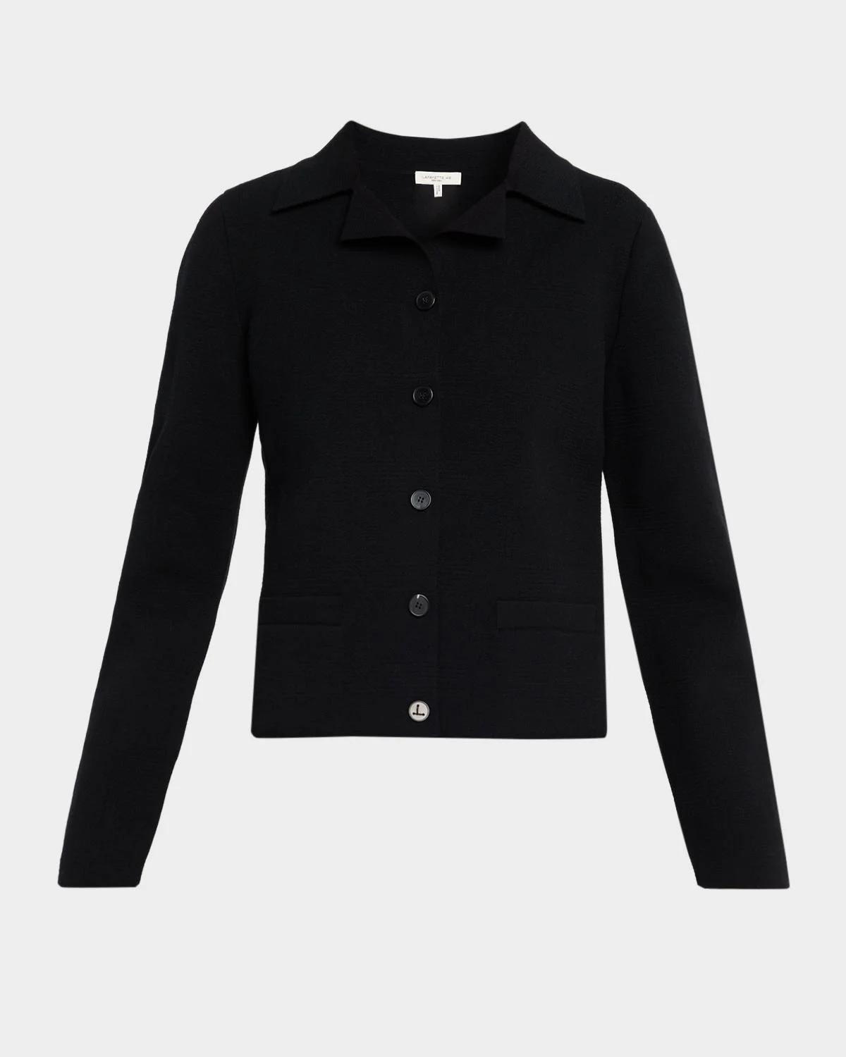 Button-Front Knit Cardigan - 1
