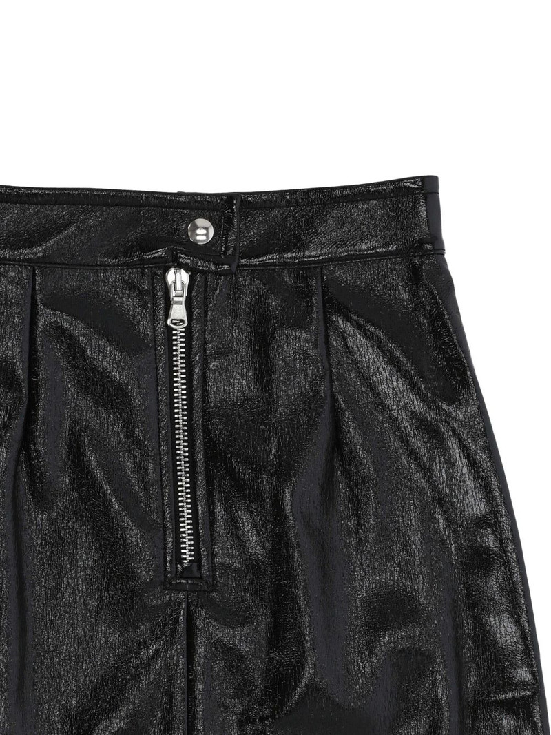 logo-embroidered mini skirt 4