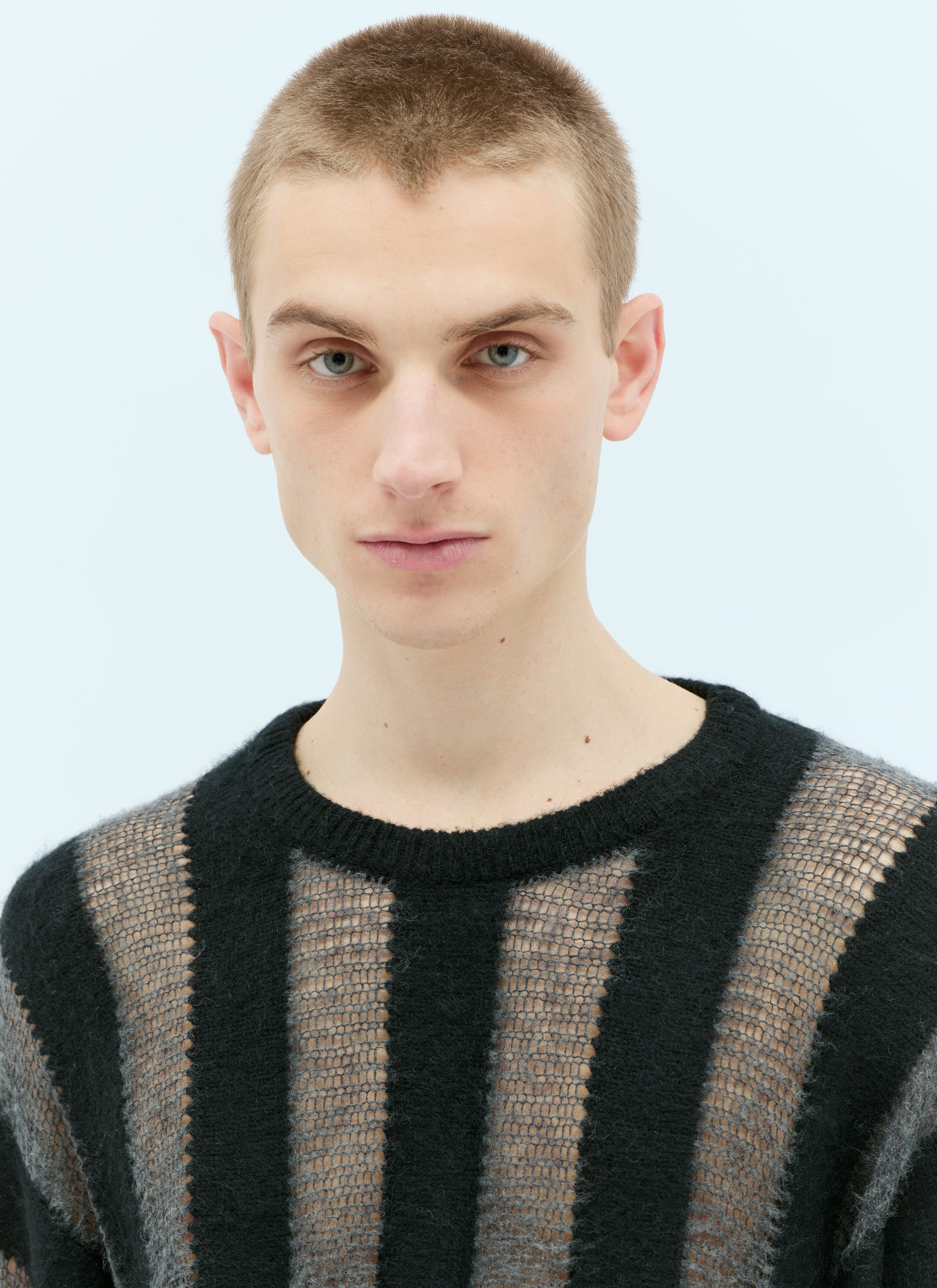 Fuzzy Threadbare Sweater - 5