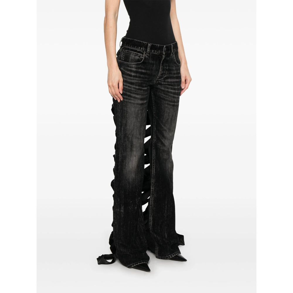 Balenciaga Black Denim - Straight-Leg Jeans Women - 5
