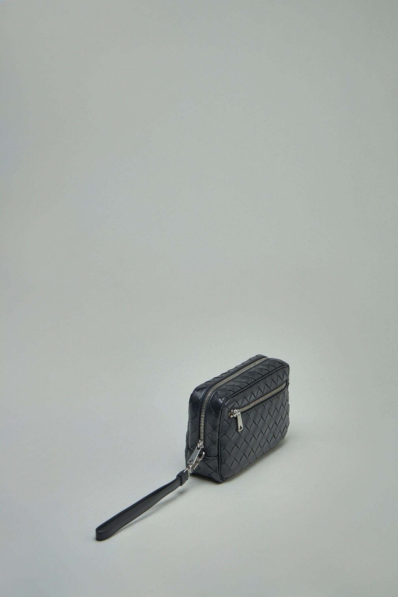 Intrecciato Small Pouch With Wristlet - 2