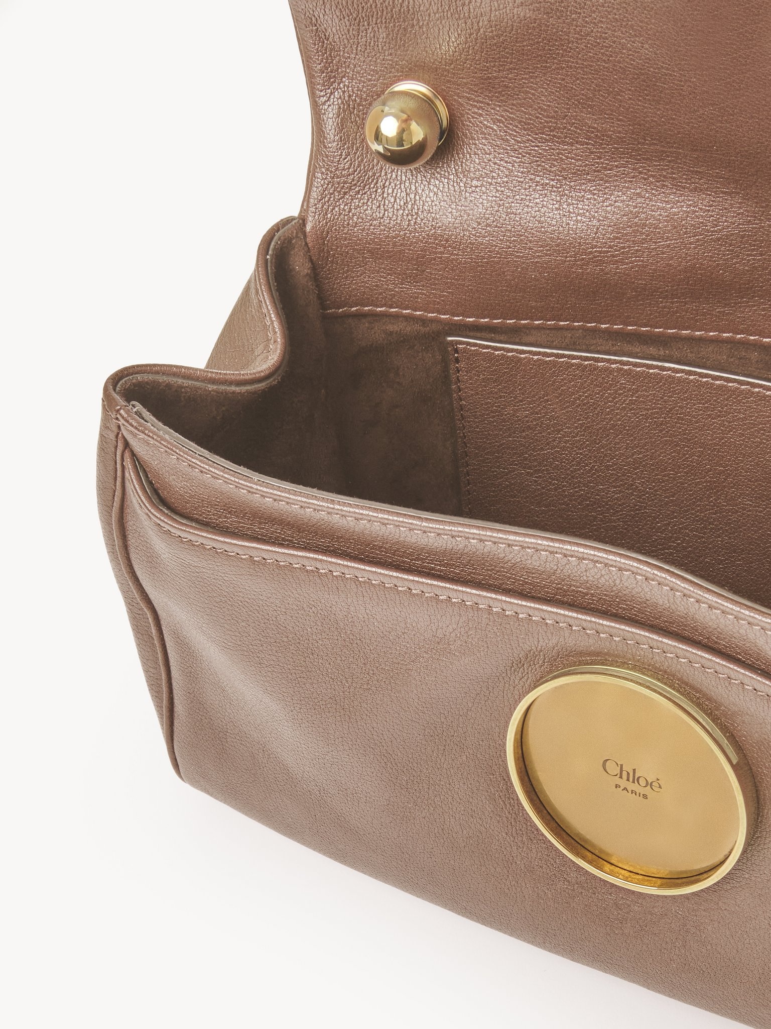 CHLOÉ HERITAGE SHOULDER BAG IN GRAINED LEATHER - 5