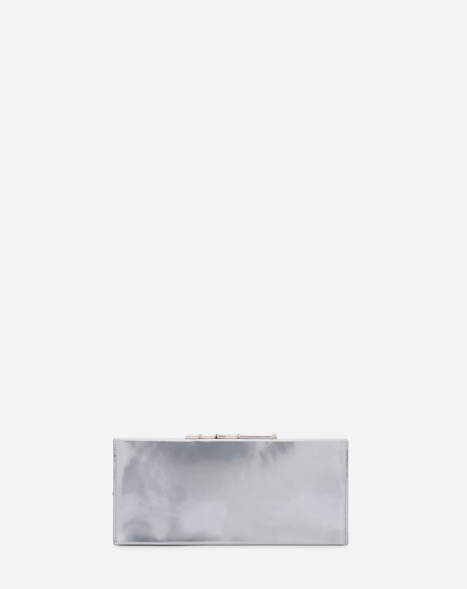 SEQUENCE BY LANVIN METALLIC LEATHER CLUTCH BAG - 5