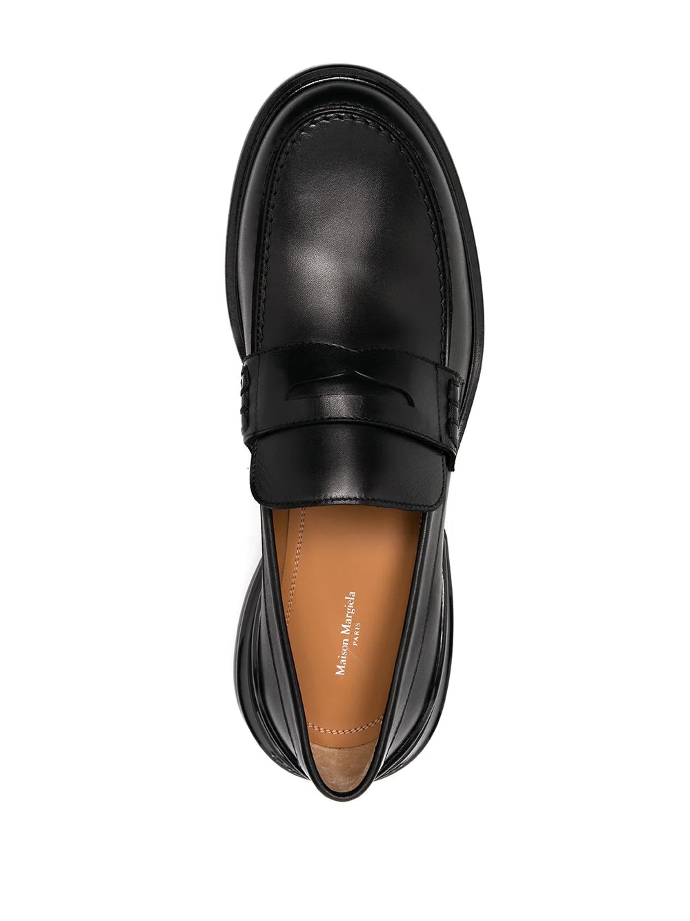 chunky-heel slip-on loafers - 4