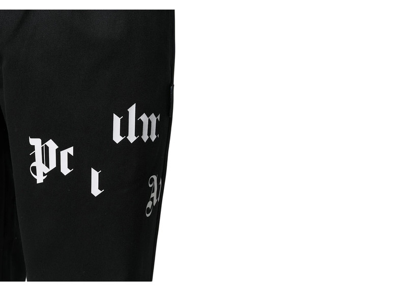 Palm Angels Palm Angels Broken Logo Pants Black/White outlook