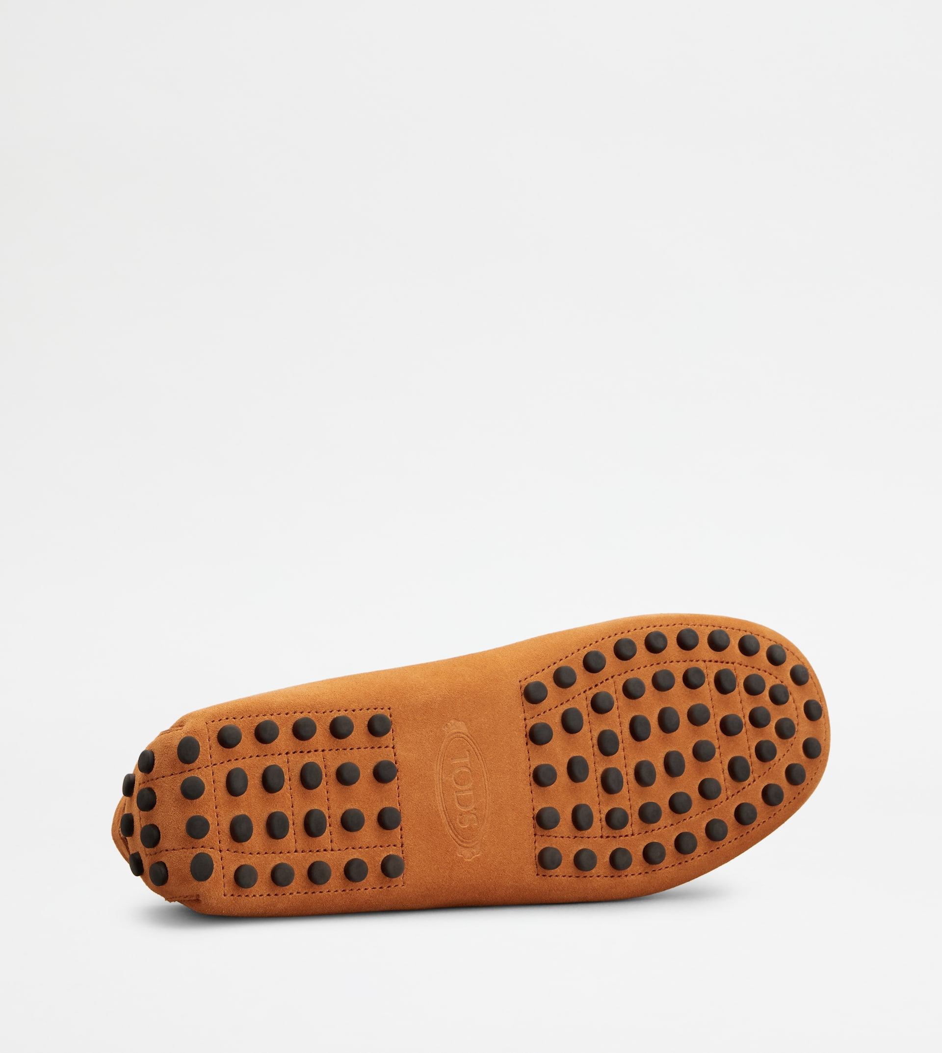 GOMMINO DRIVING SHOES IN SUEDE - ORANGE - 4