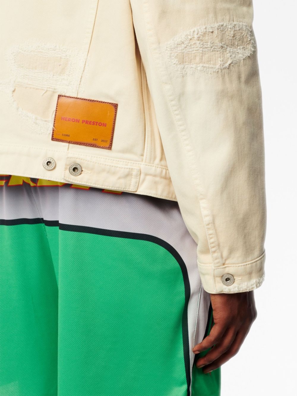 LOGO-PATCH COTTON JACKET - 5