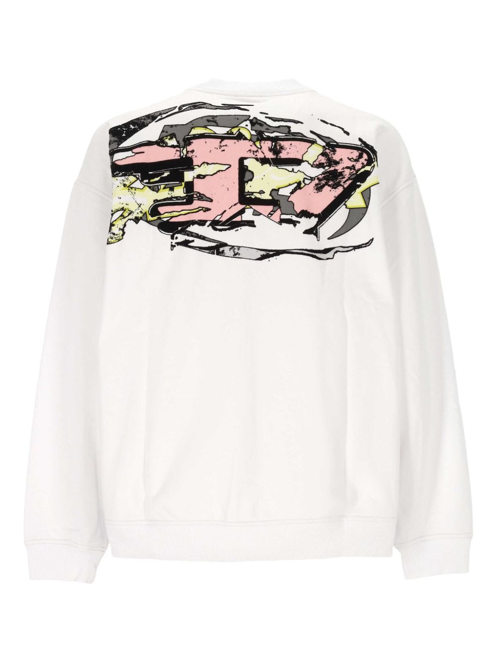 back-print crew-neck sweatshirt - 2