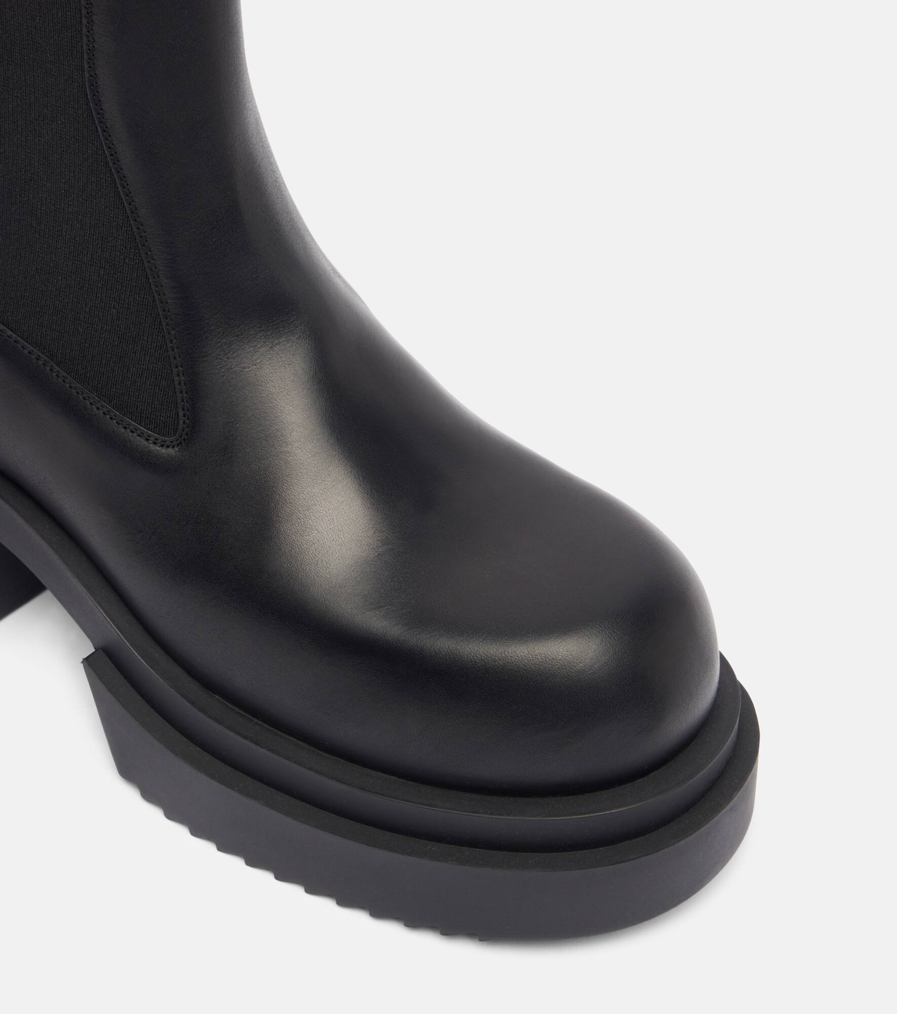 Beatle leather platform Chelsea boots - 5