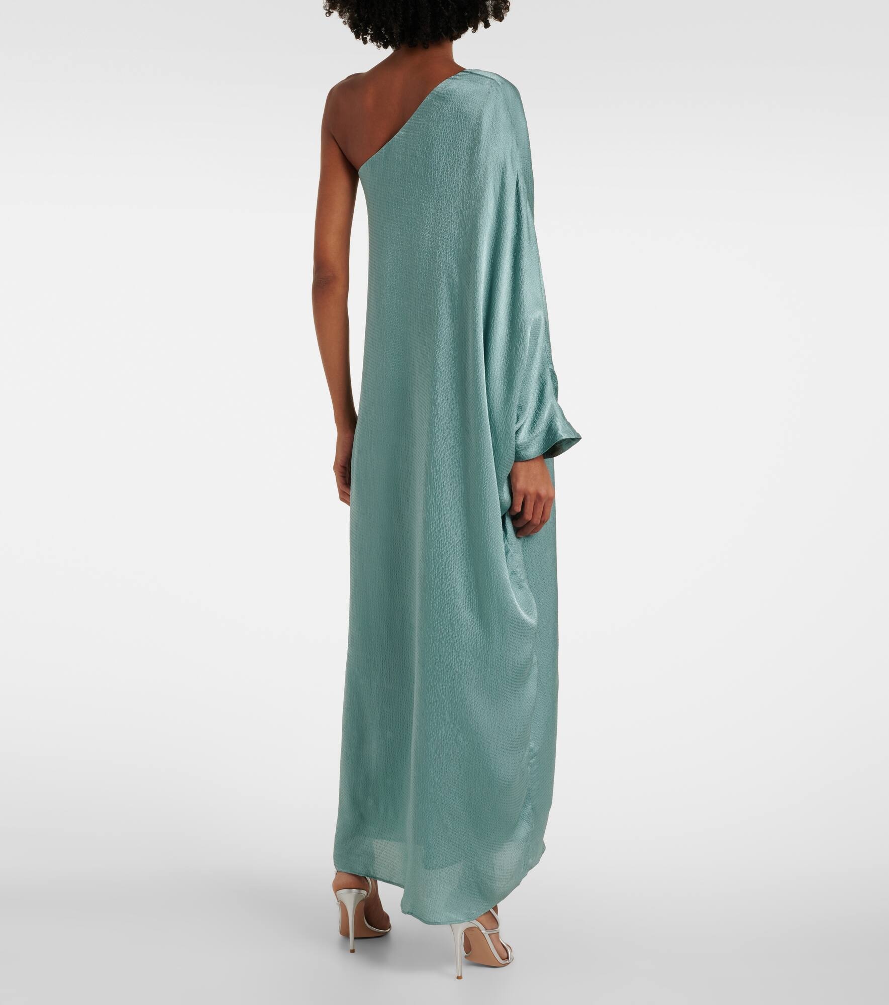 Sonia one-shoulder satin maxi dress - 3