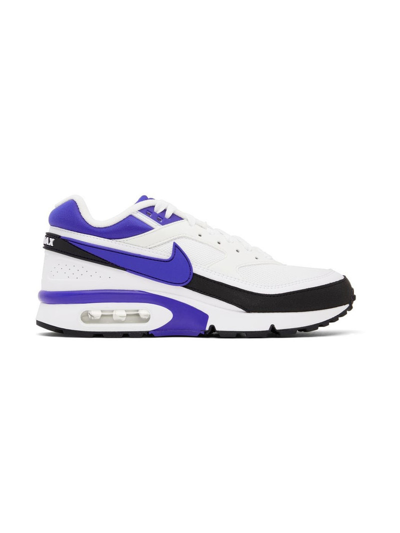 White & Blue Air Max BW Sneakers - 1