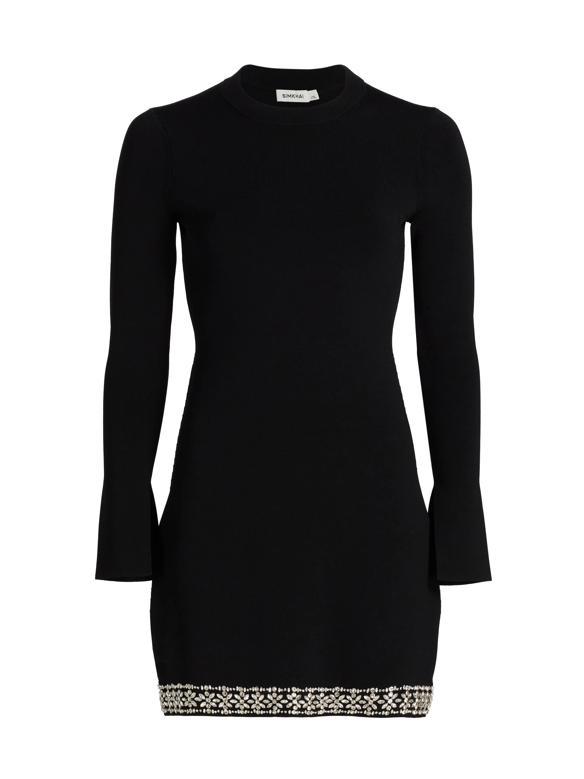 Women's Farley Embellished Minidress - Black - 1