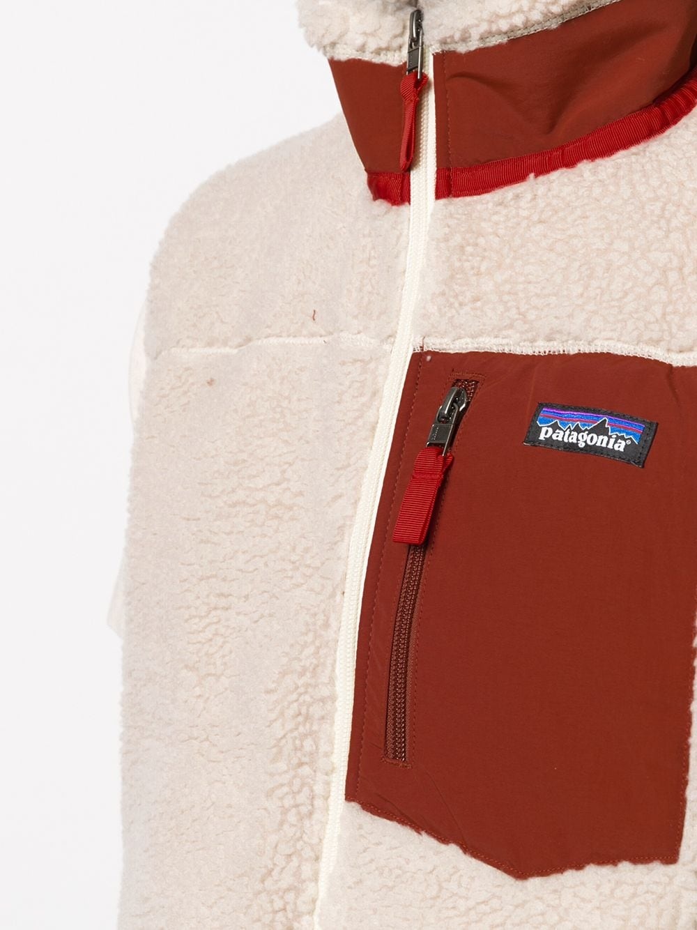 Retro-X fleece shearling vest - 5