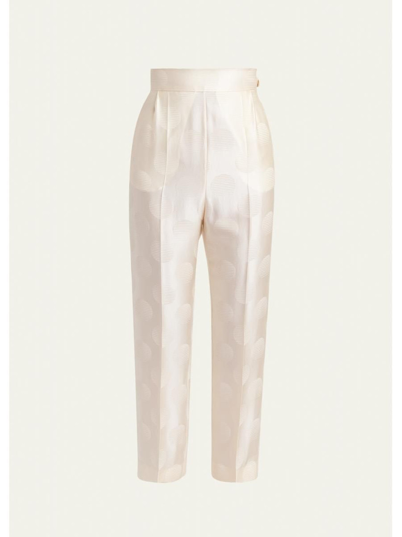 Satin Polka Dot Trousers 1