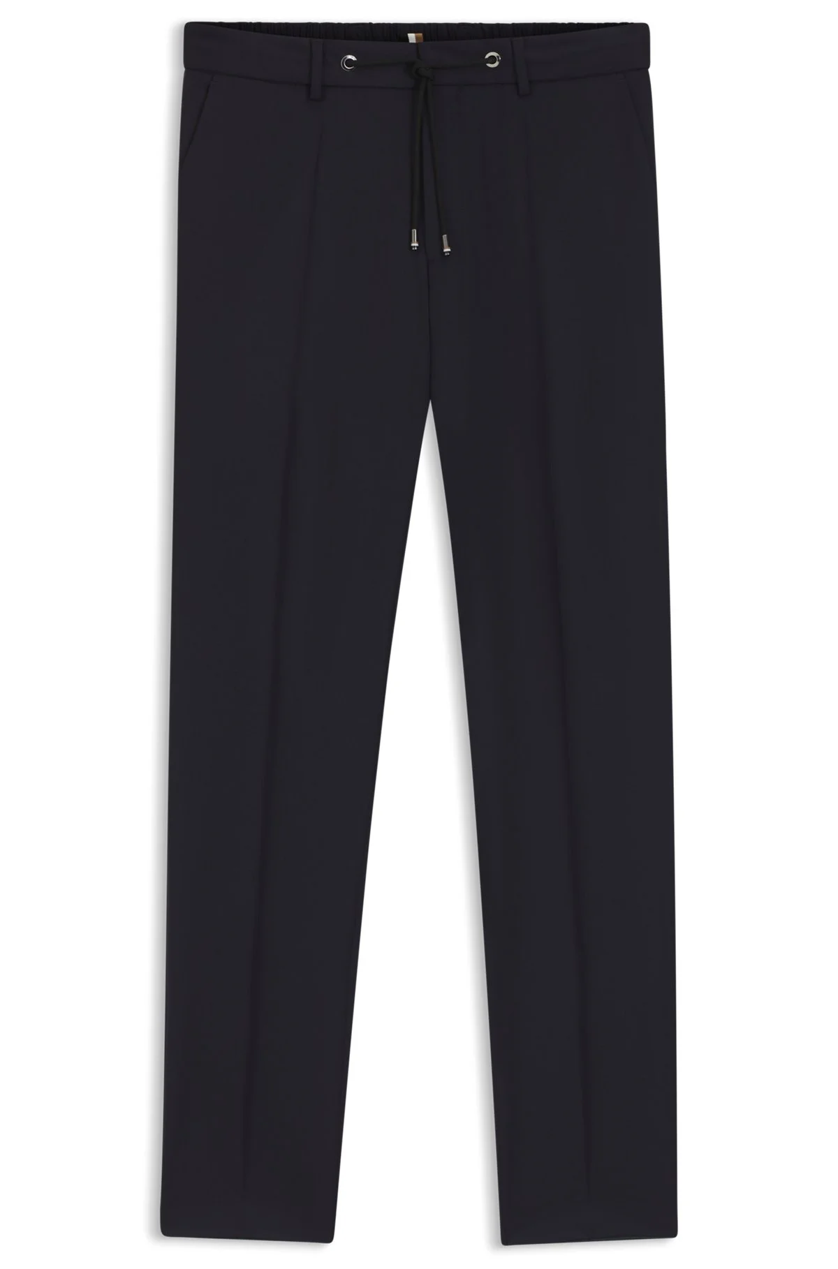 DRAWSTRING TROUSERS IN VIRGIN-WOOL SERGE - 1