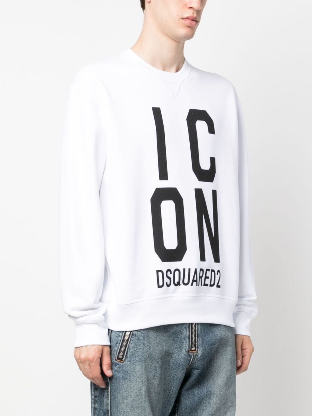 Icon logo-print sweatshirt - 3