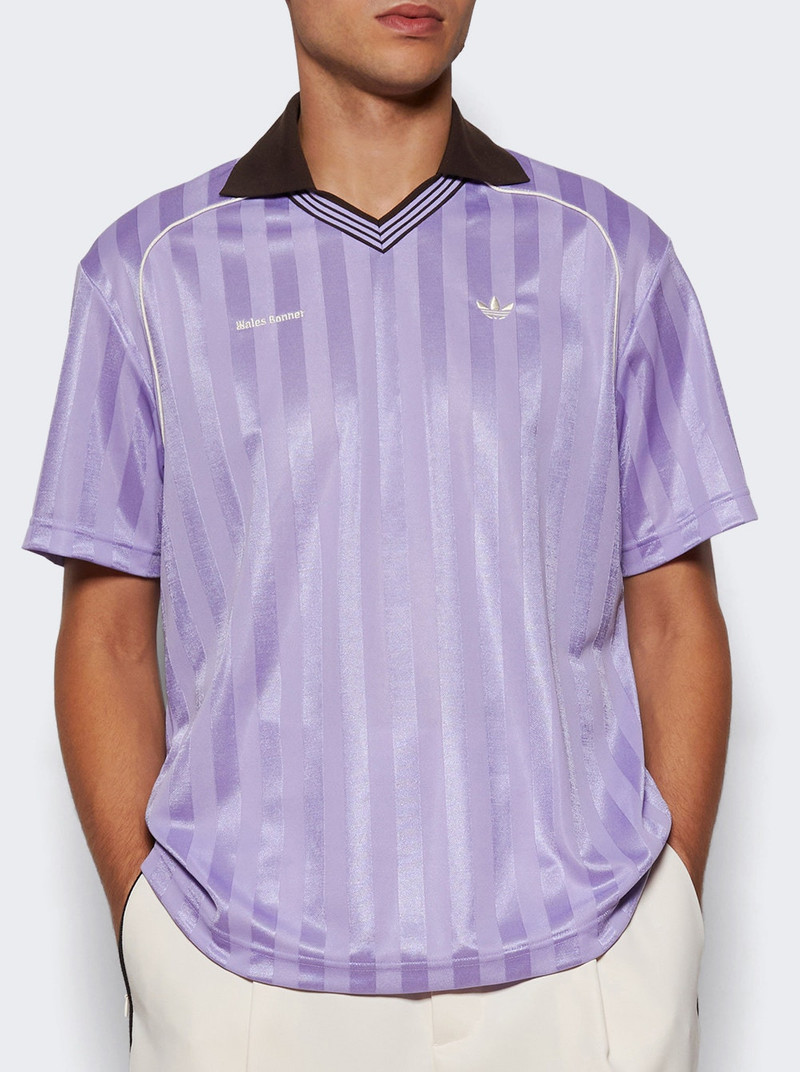 adidas X Wales Bonner Football Tee Light Purple outlook