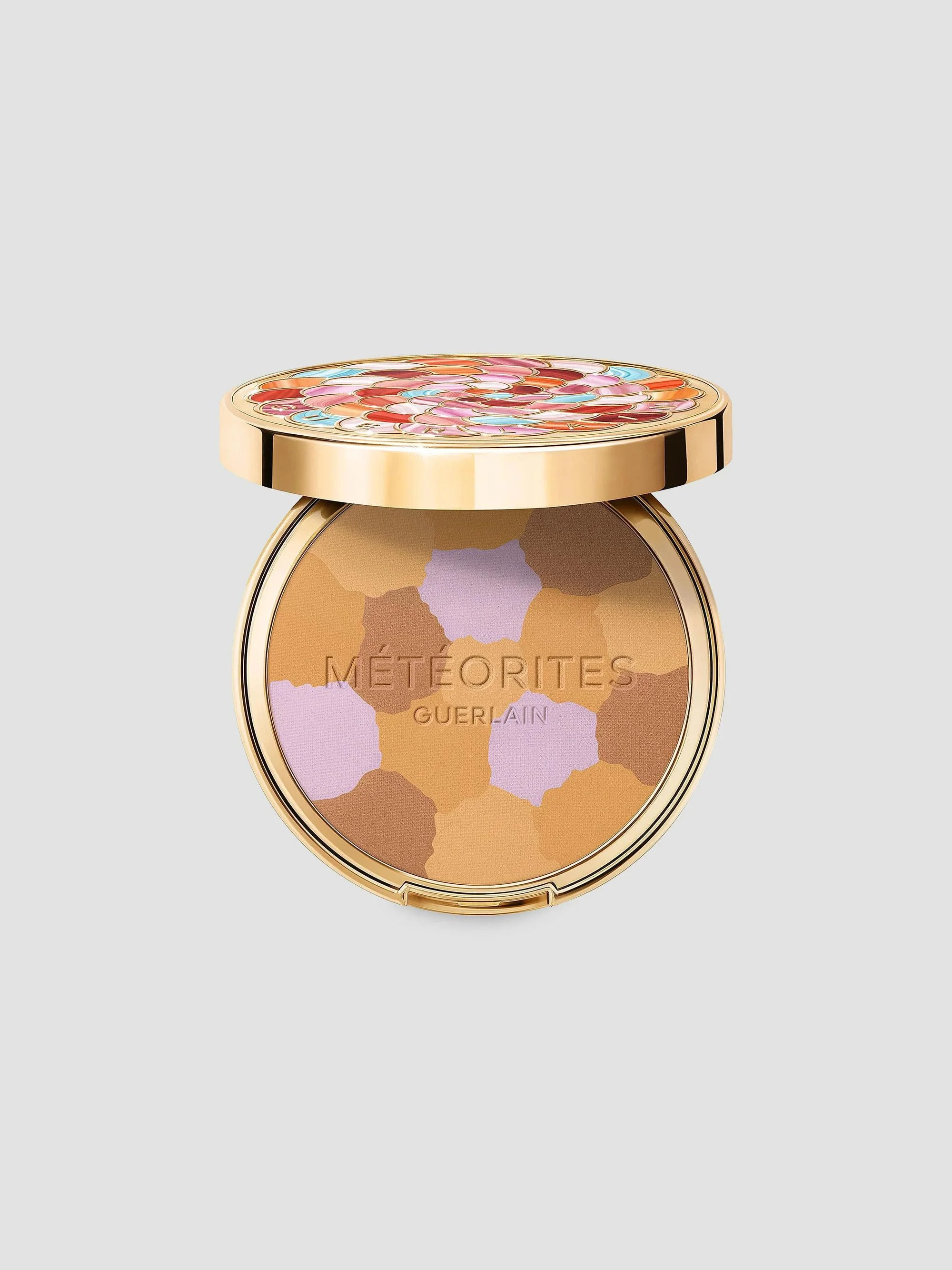 Meteorites Compact Mattifying Pressed Setting Powder - 04 Amber - 1