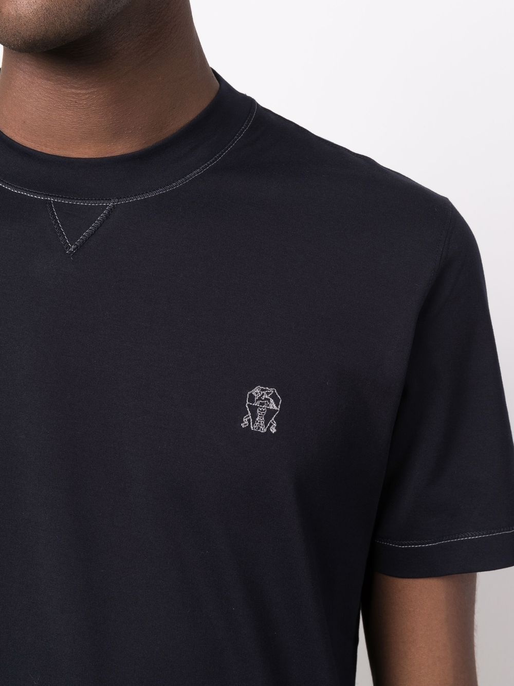 embroidered-logo T-shirt - 5