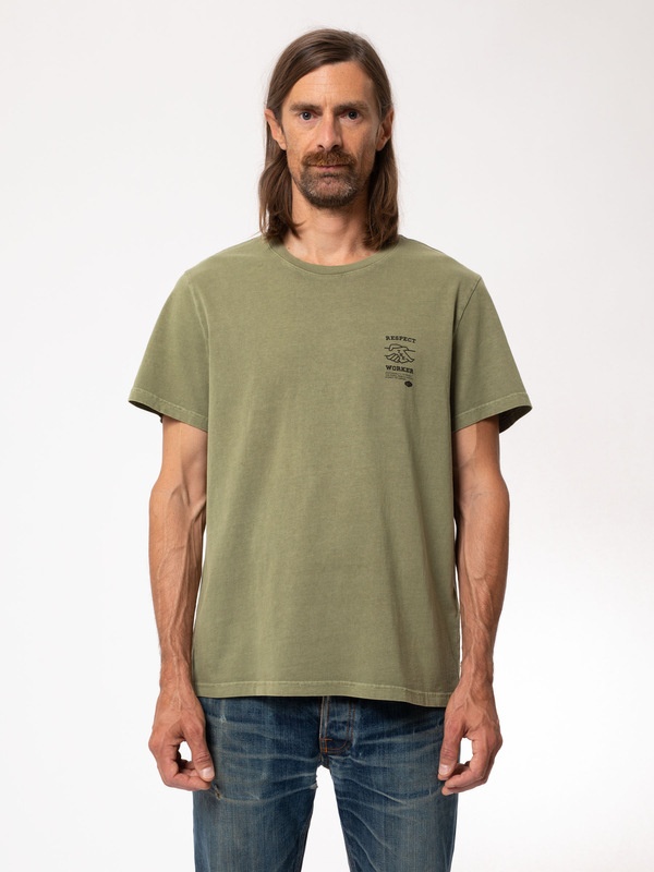Roy Respect The Worker Faded Green - 5