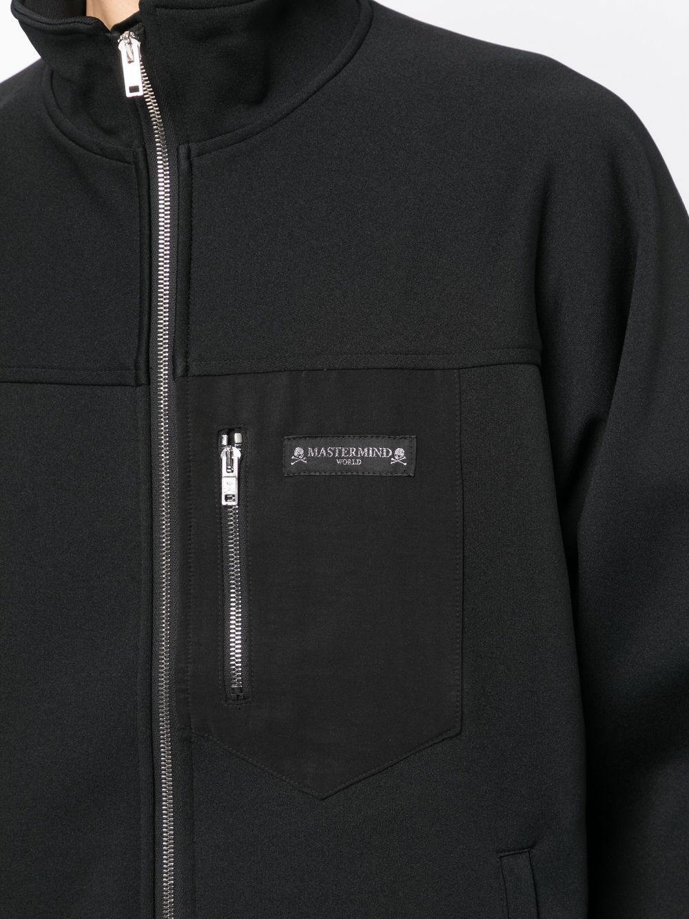 high-neck zip-fastening jacket - 4
