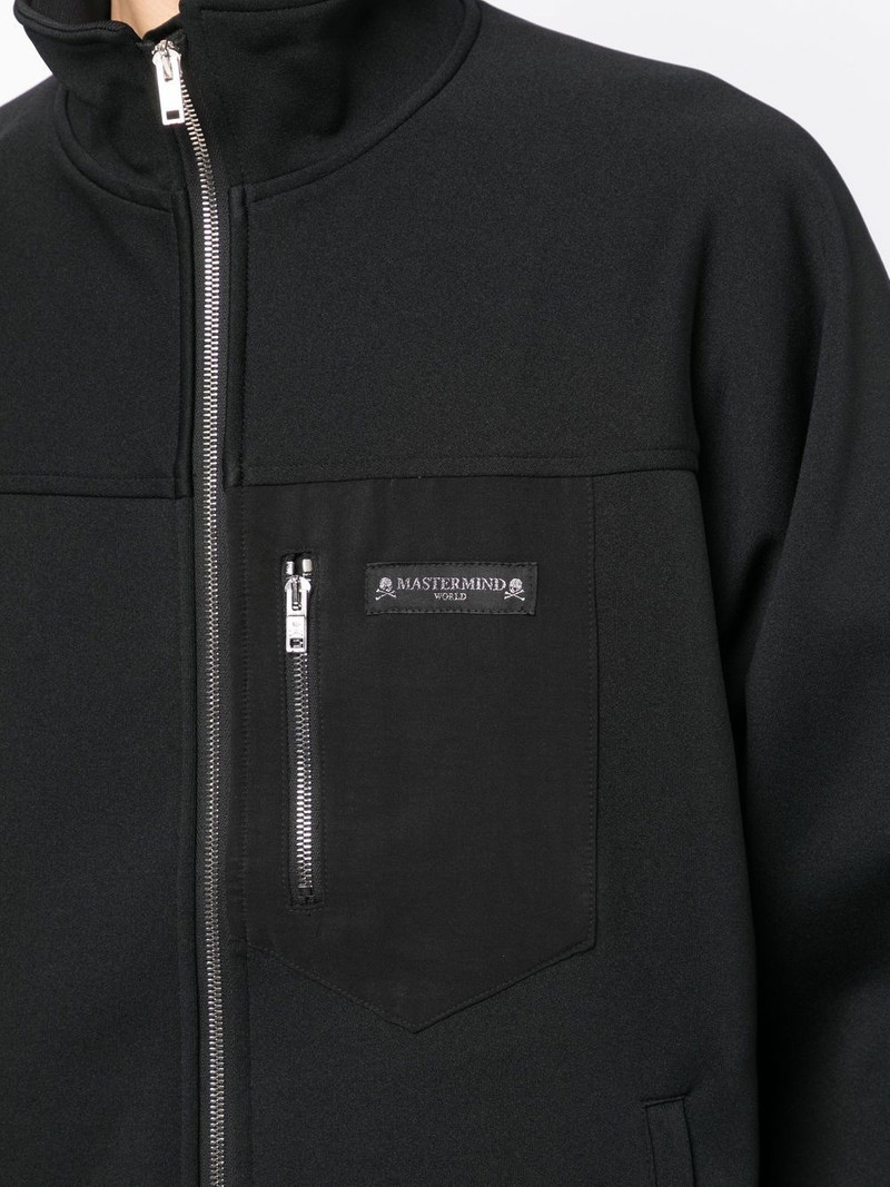 high-neck zip-fastening jacket 4