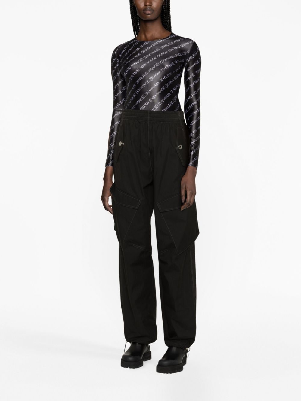 Signature-print bodysuit - 2