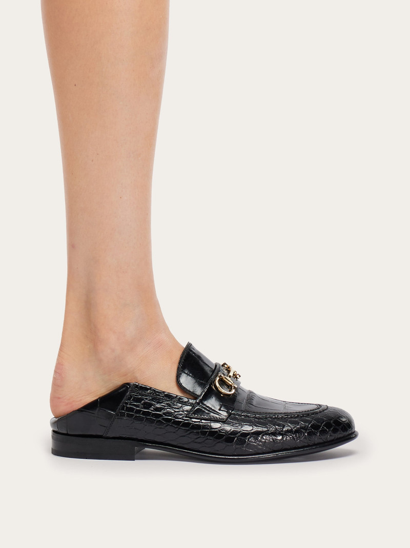 Mule loafer with Gancini ornament 7