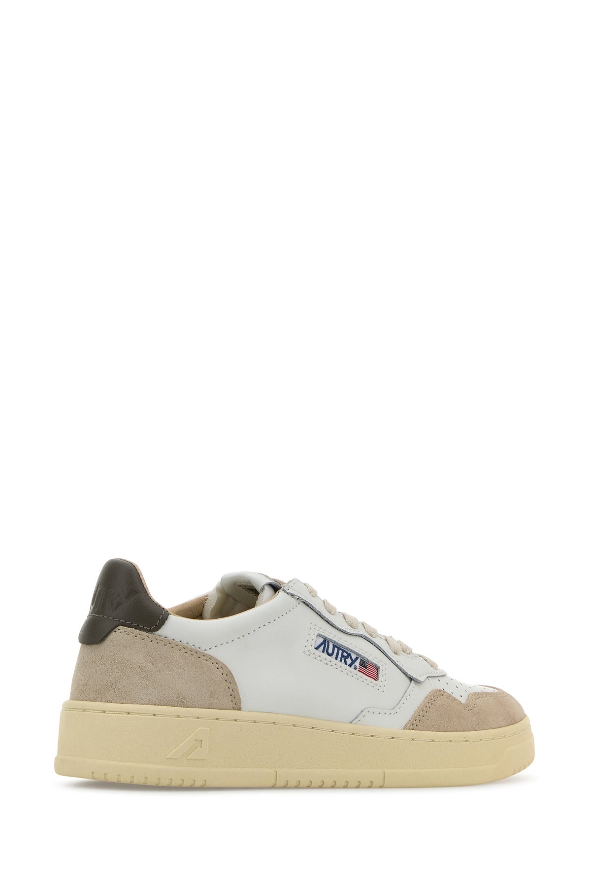 Two-tone leather and suede Medalist sneakers - 3
