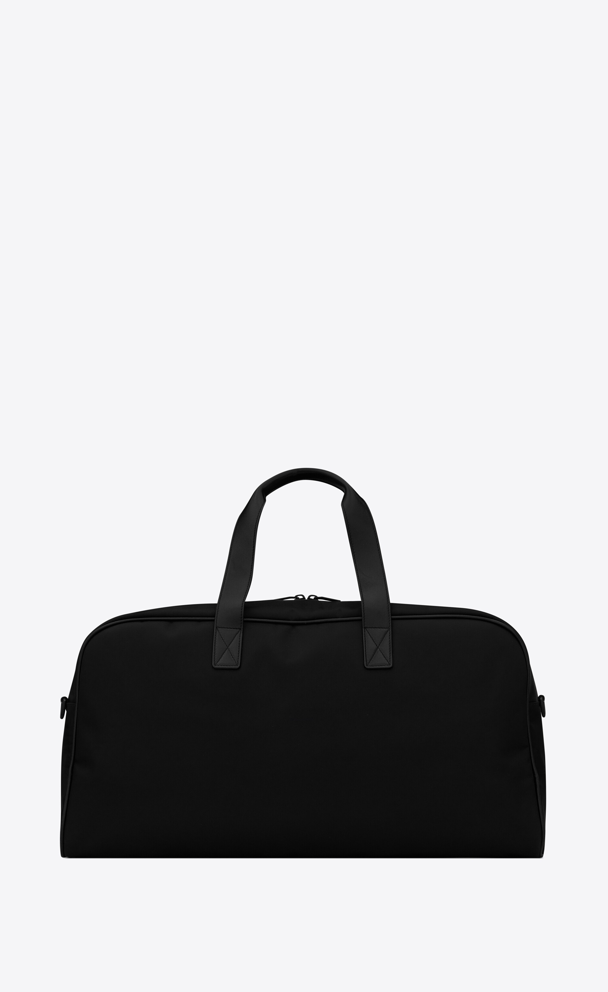 camp duffle bag in nylon and lambskin - 2