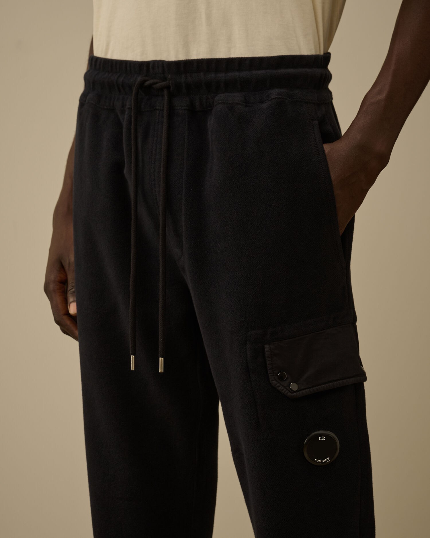 Brushed Emerized Diagonal Fleece Lens Sweatpants - 5