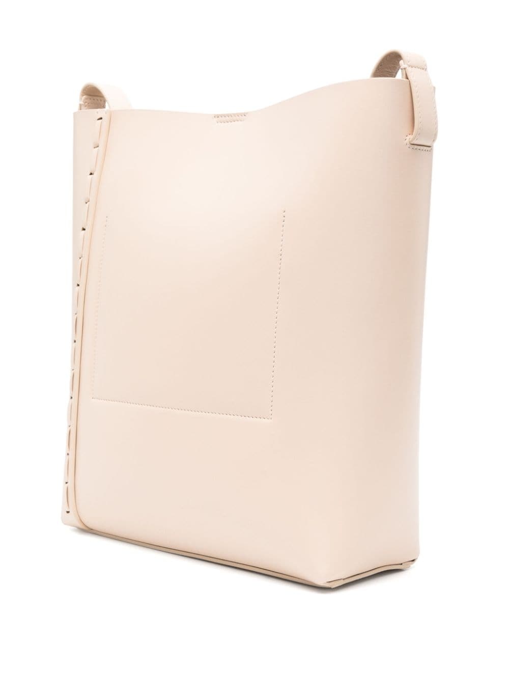 medium leather tote bag - 3