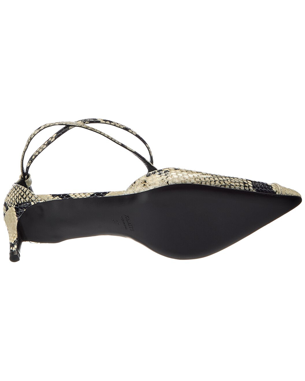 KHAITE Mia Snake-Embossed Leather Pump - 4
