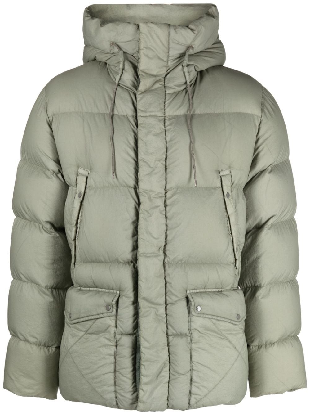 hooded padded jacket - 1