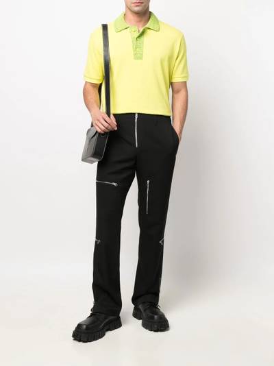 Jil Sander zipped multi-pocket straight trousers outlook