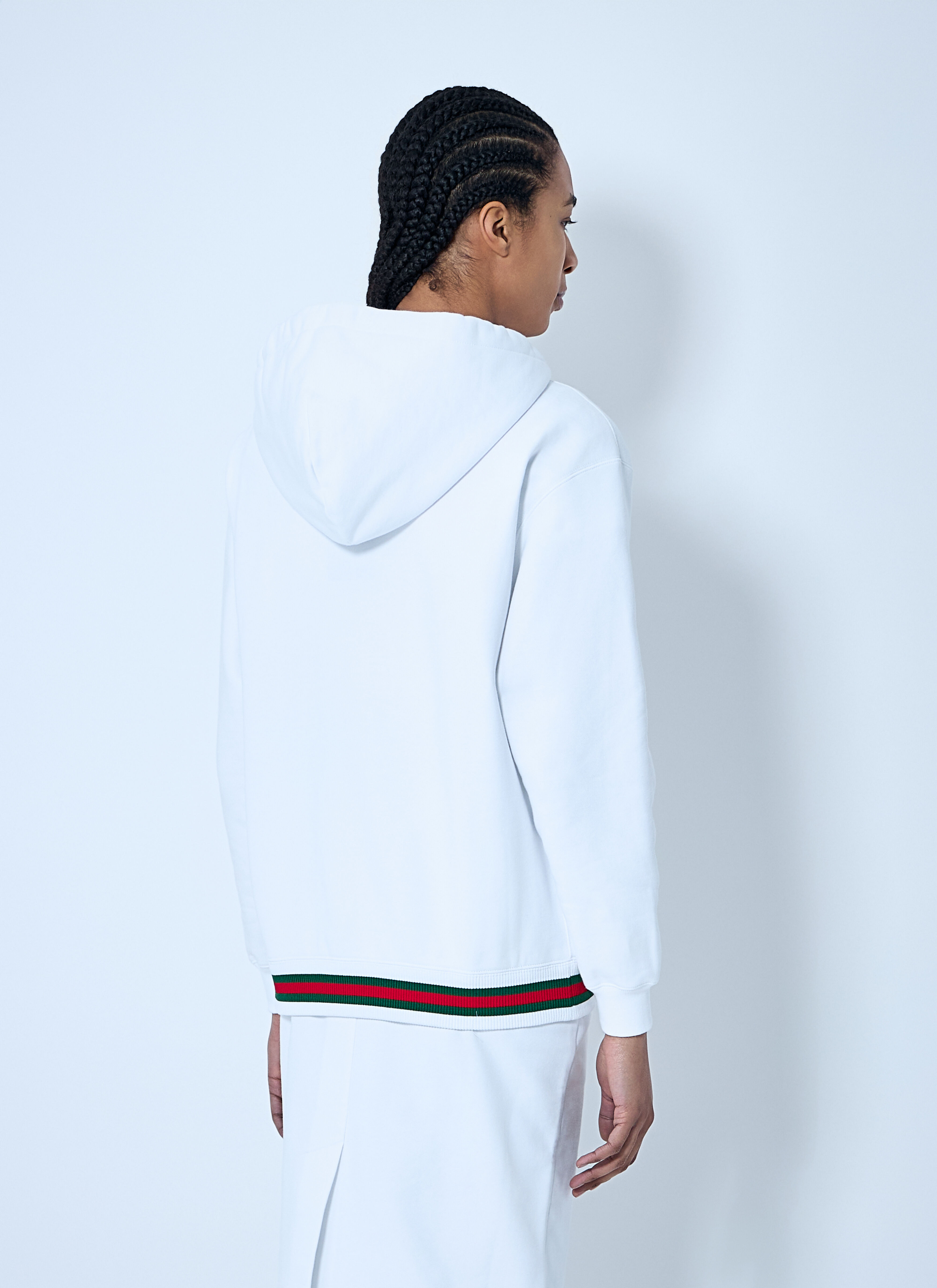 Web Trim Hooded Sweatshirt - 4