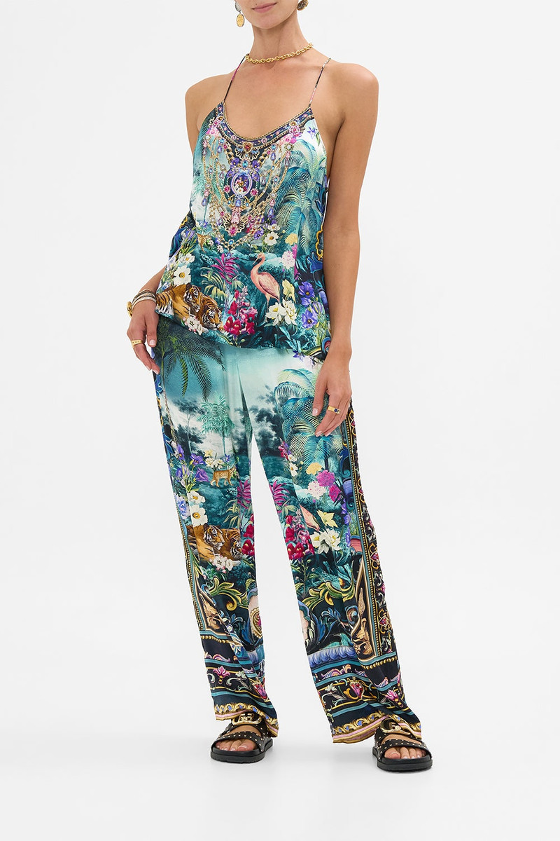 CAMILLA T BACK SHOESTRING TOP outlook