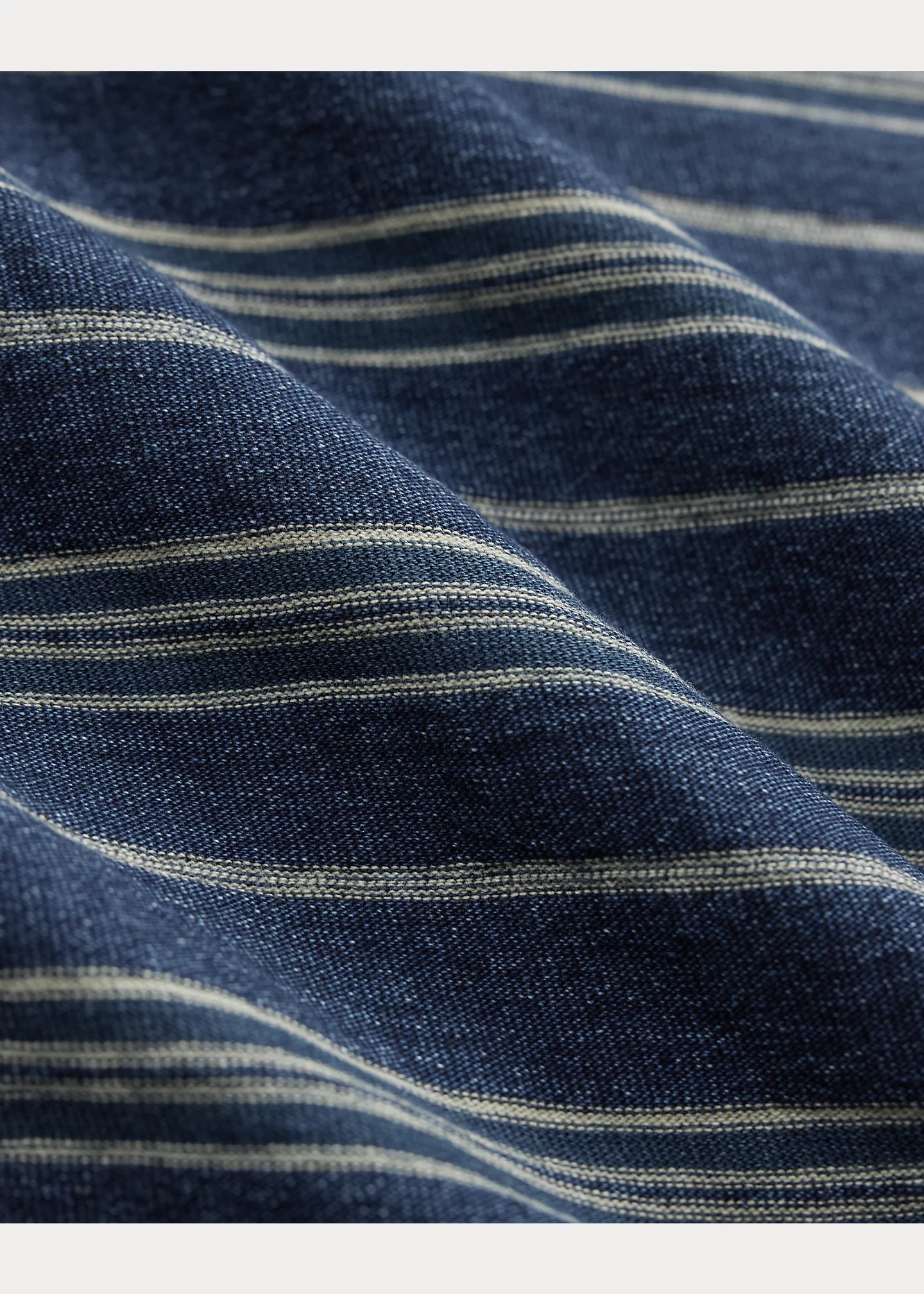 Indigo Striped Jersey T-Shirt - 4