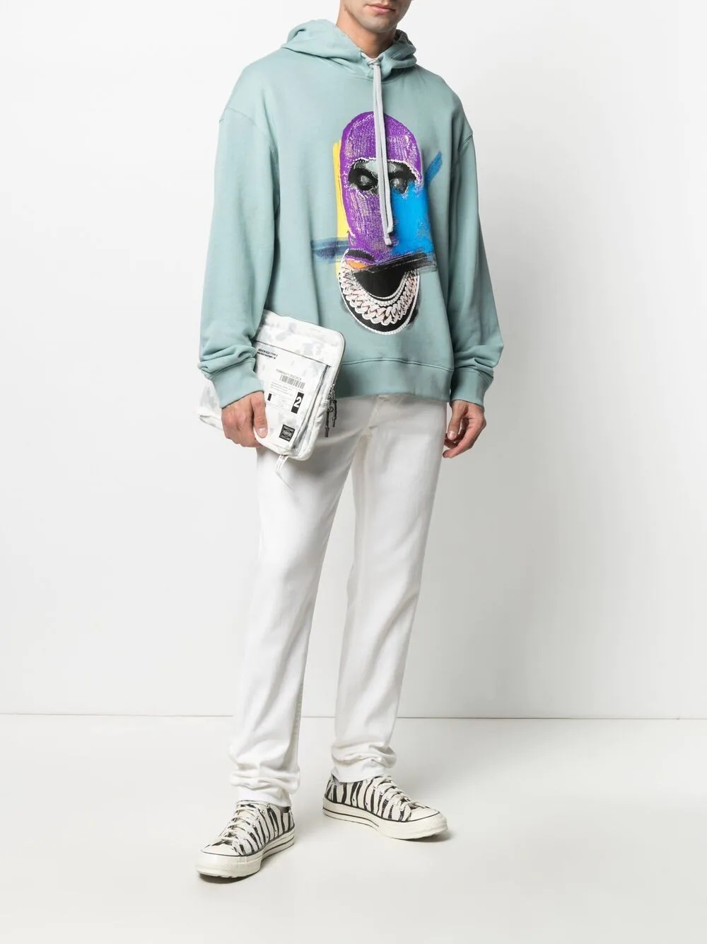 graphic-print hoodie - 2