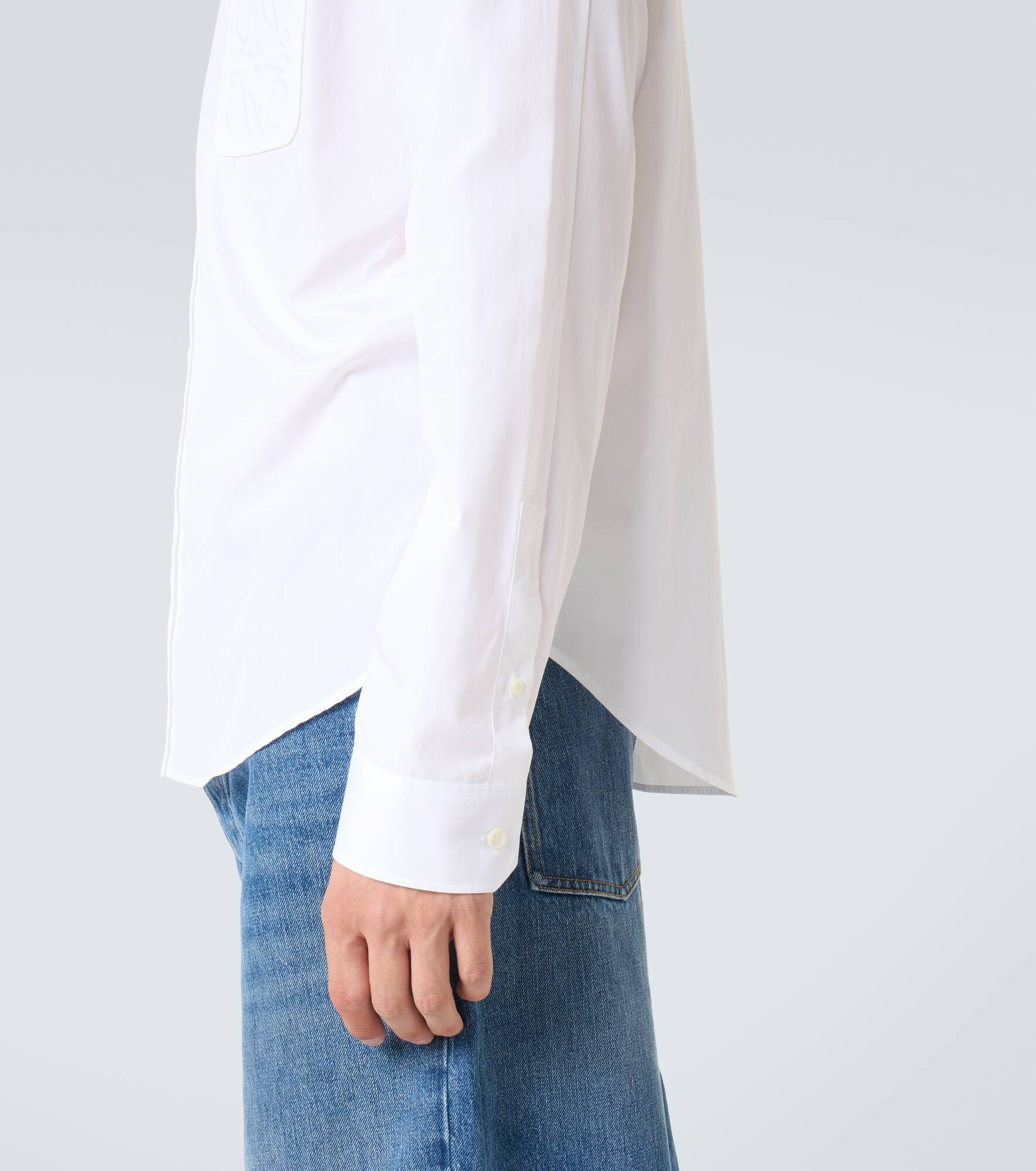Anagram cotton poplin shirt - 6
