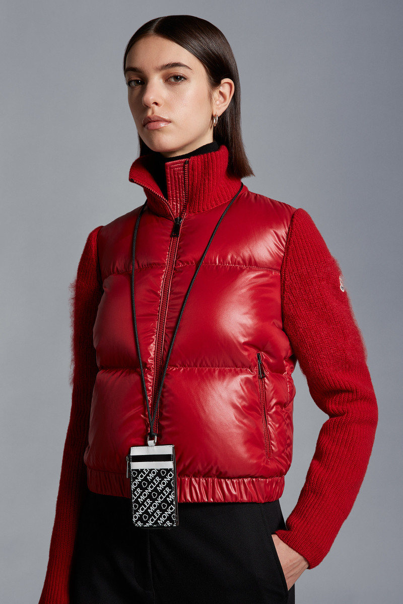Moncler Logo Leather Card Holder outlook