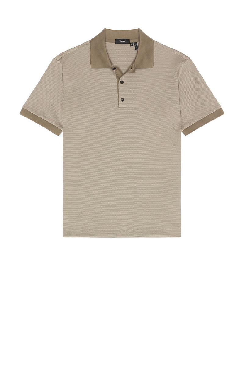 Theory Mod Jacquard Geo Polo outlook