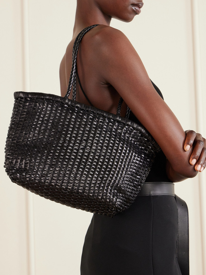 DRAGON DIFFUSION B Weave Small Woven Leather Tote outlook