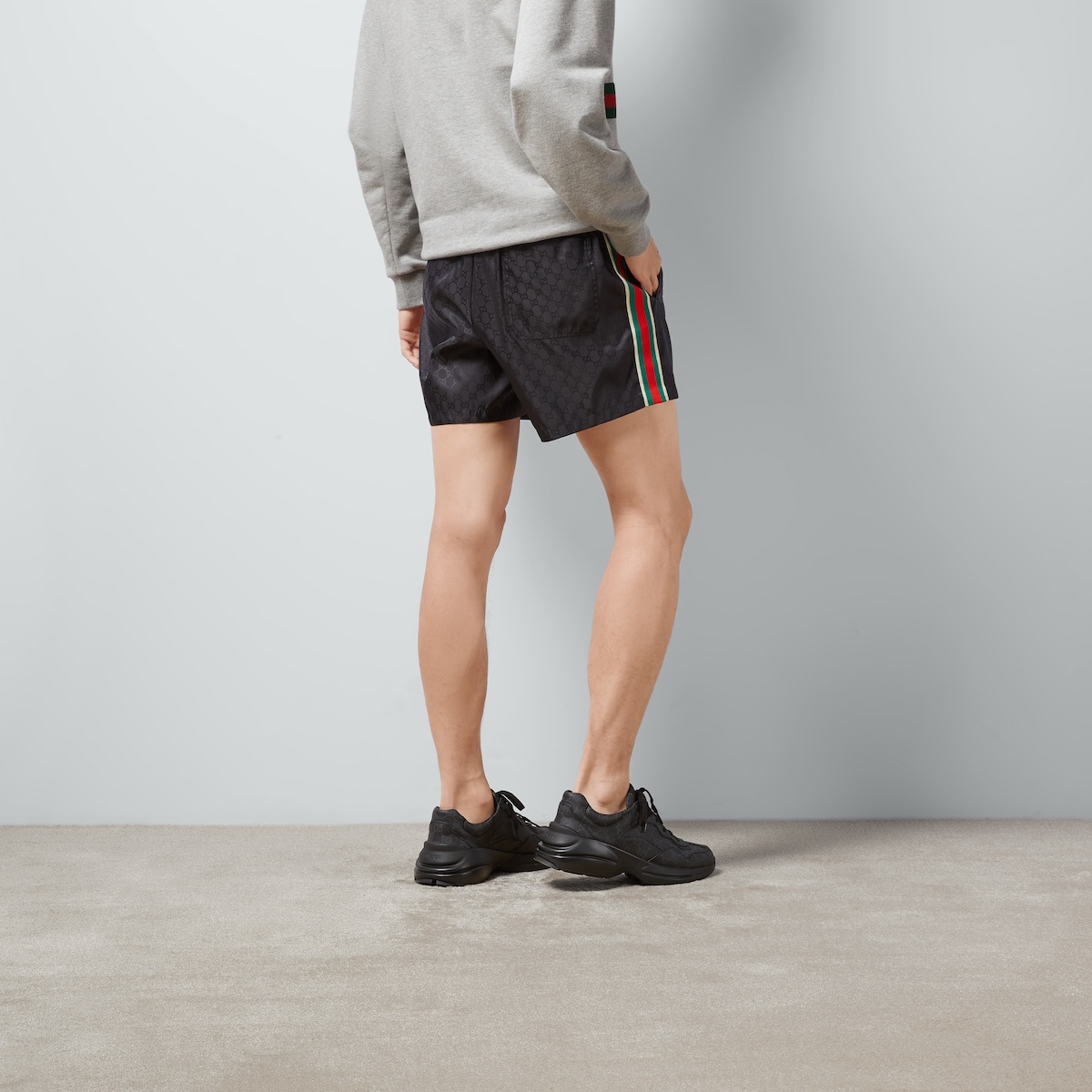 GUCCI GG jacquard nylon swim shorts | REVERSIBLE GUCCI GG jacquard nylon swim shorts | REVERSIBLE