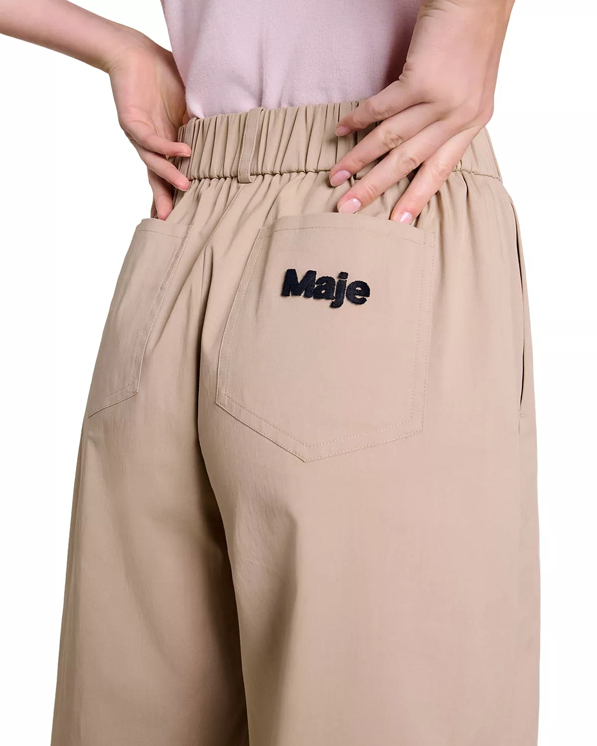 Piuma Wide Leg Gabardine Trousers - 6