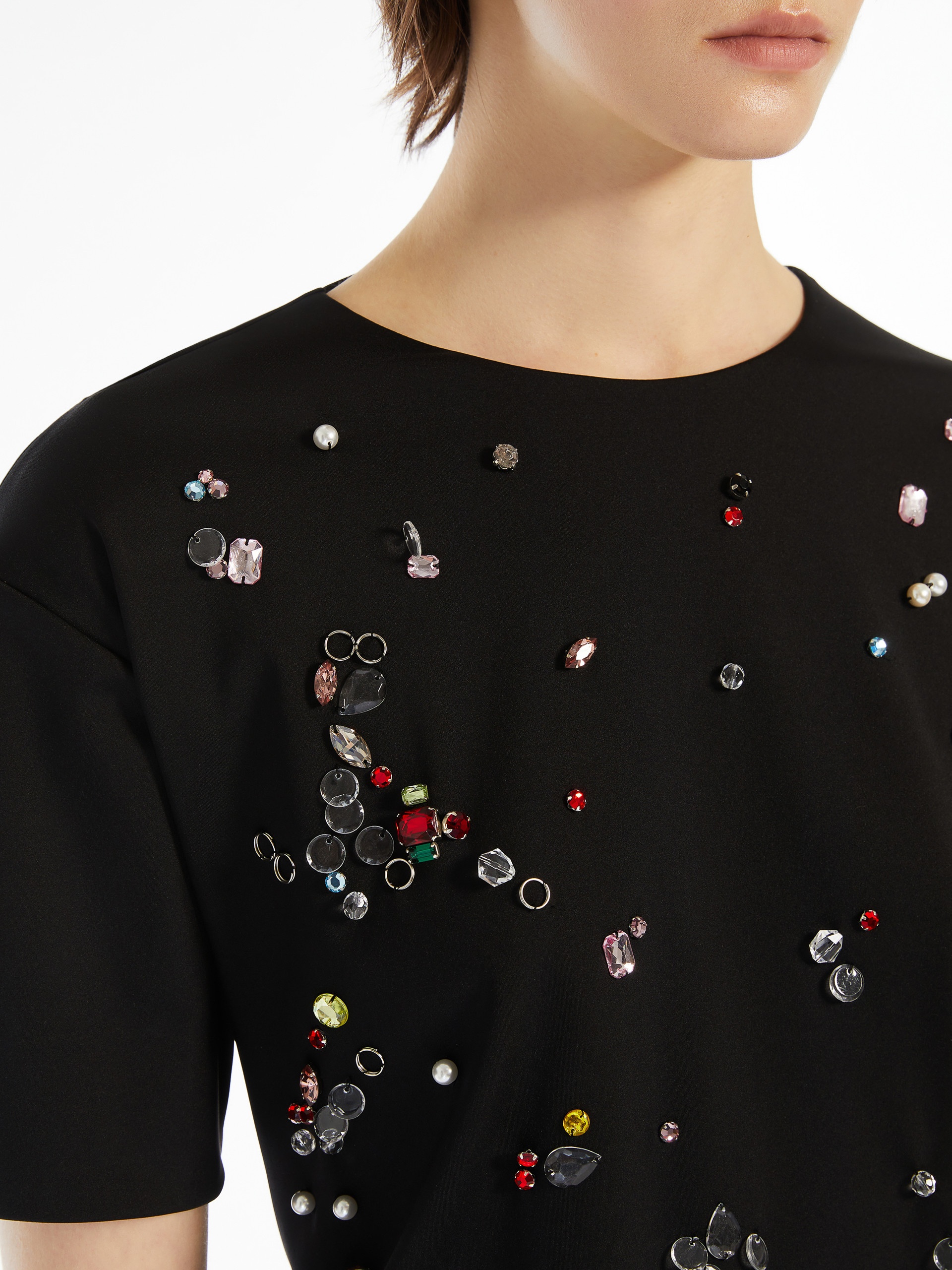 SPLUGA Embroidered double-layer dress - 5