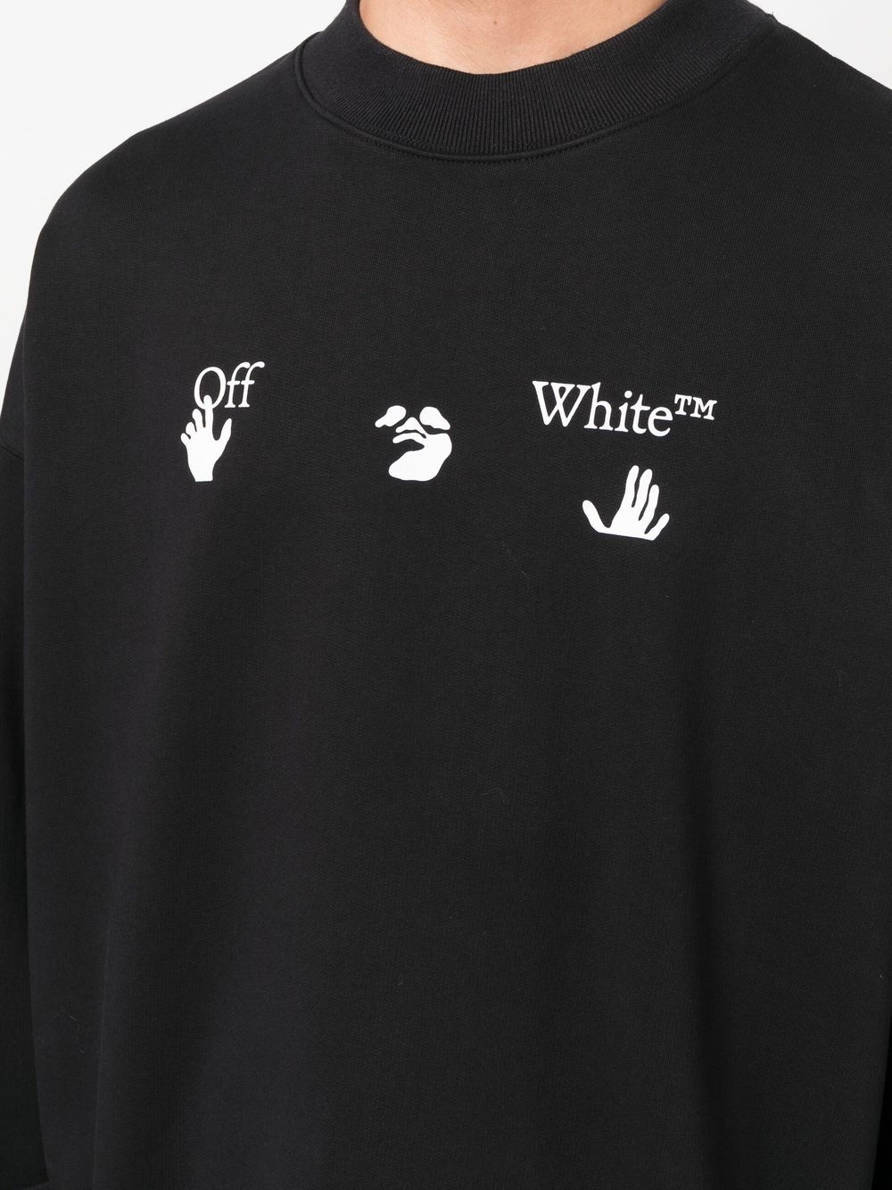 Swimming Man-logo cotton sweatshirt - 5